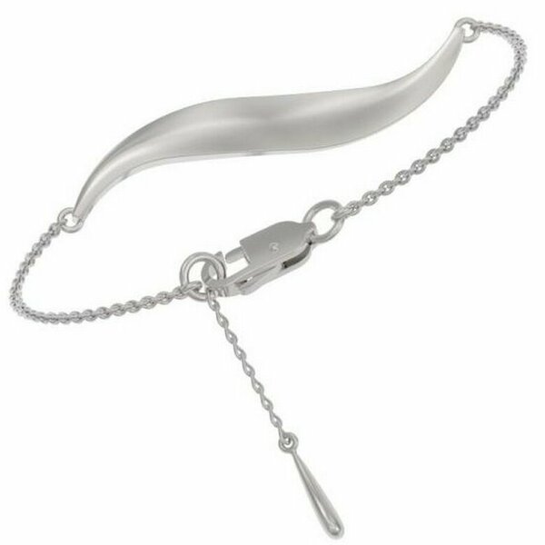 Серебряный браслет без вставок