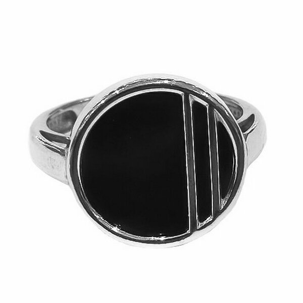 Серебряное кольцо с&nbsp;агатом