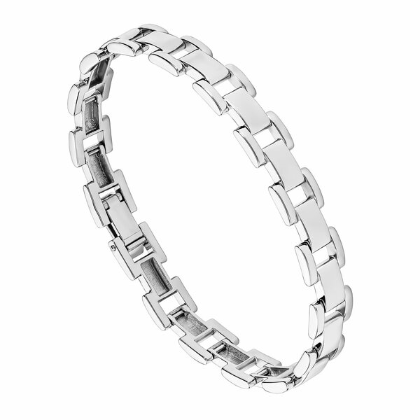 Серебряный браслет без вставок