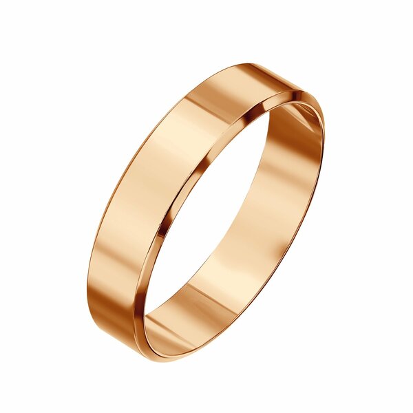Золотое обручальное кольцо без вставок