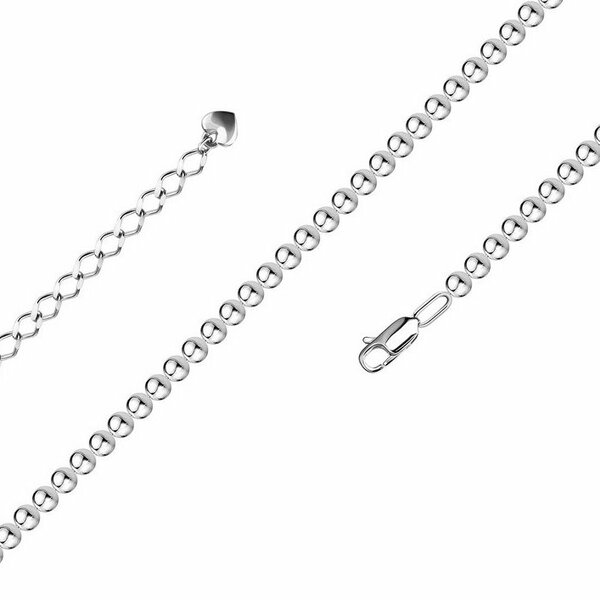 Серебряный браслет без вставок