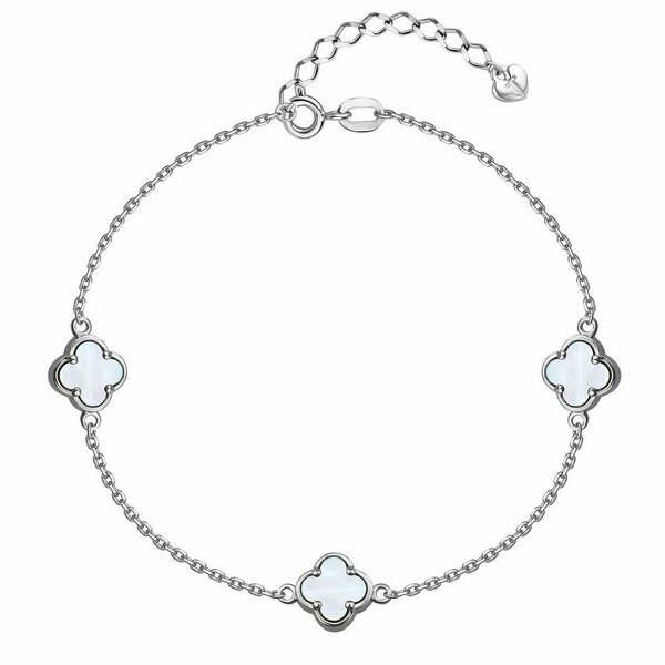 Серебряный браслет с&nbsp;перламутром