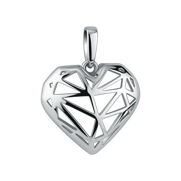 Серебряный подвес без вставок