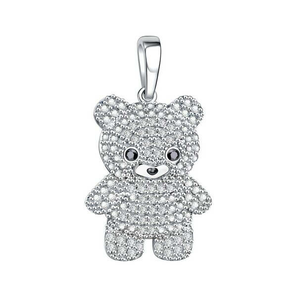 Серебряный подвес с&nbsp;фианитом