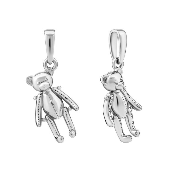 Серебряный подвес без вставок