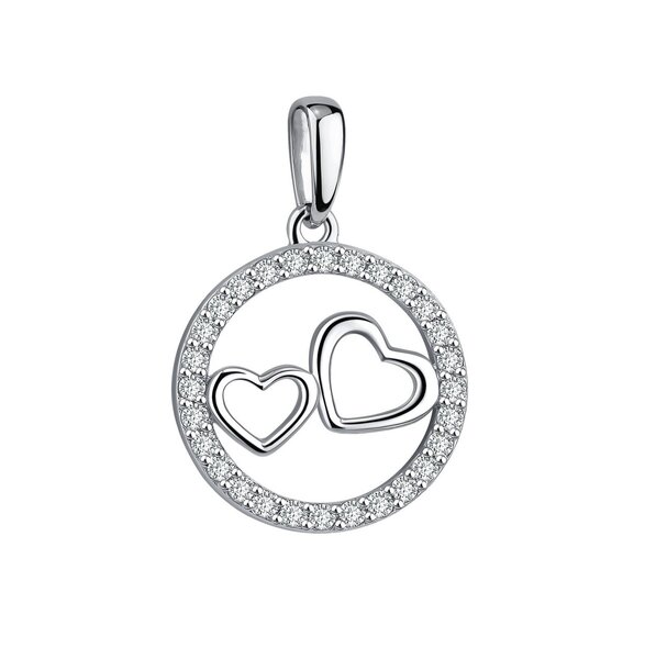 Серебряный подвес с&nbsp;фианитом