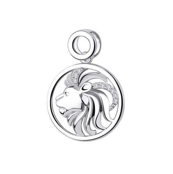 Серебряный подвес с&nbsp;фианитом