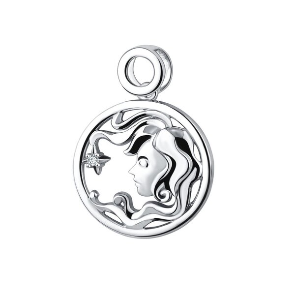 Серебряный подвес с&nbsp;фианитом