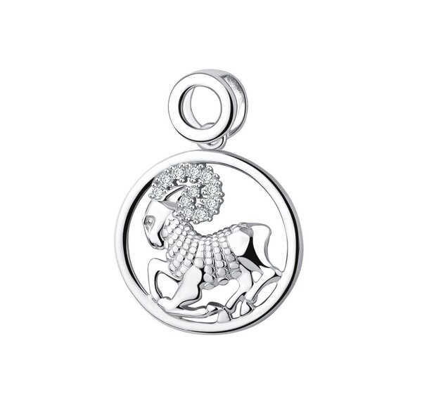 Серебряный подвес с&nbsp;фианитом