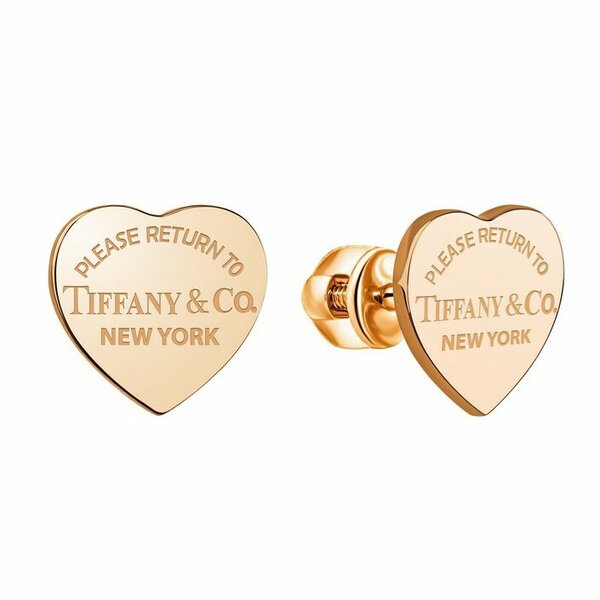 Золотые серьги-пусеты без вставок