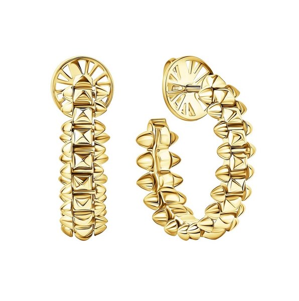 Золотые серьги без вставок