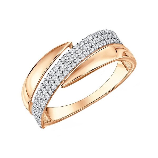 Золотое кольцо с&nbsp;фианитом