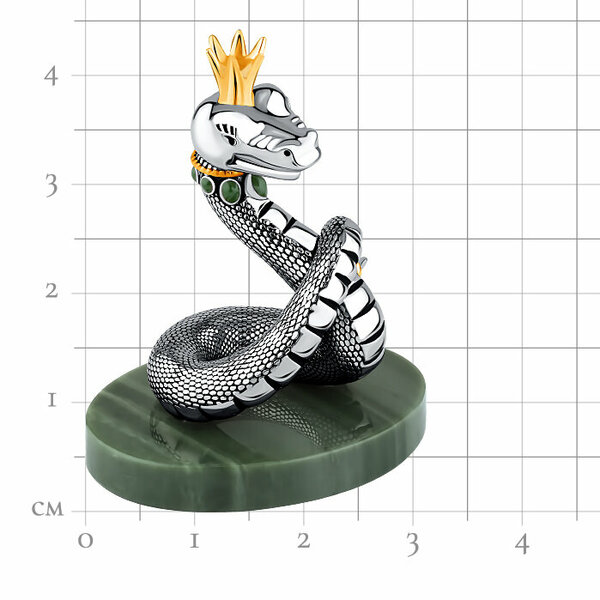 Серебряный сувенир с&nbsp;бериллом