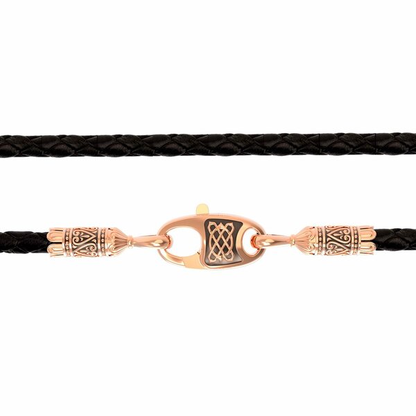 Золотой шнурок без вставок