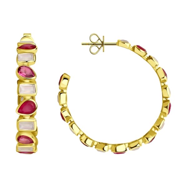 Серебряные серьги с&nbsp;жадеитом