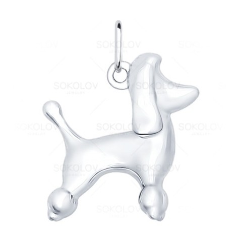 Серебряная подвеска без вставок