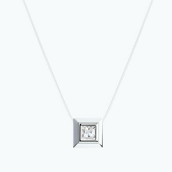 Серебряное колье с&nbsp;фианитом