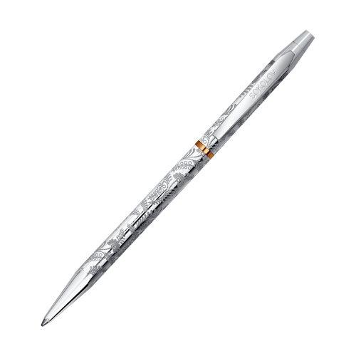 Серебряная ручка с кристаллом сваровски