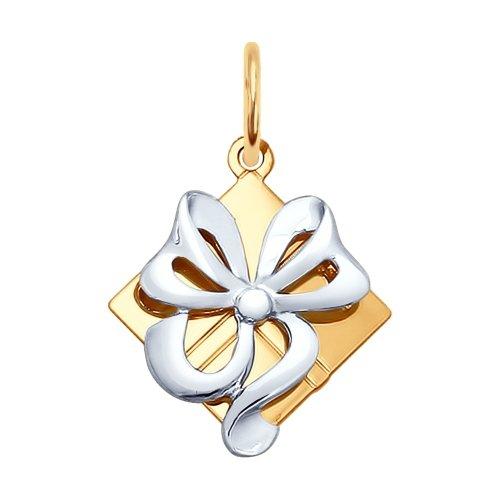 Золотая подвеска без вставок