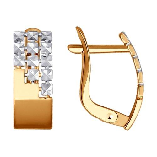 Золотые серьги без вставок