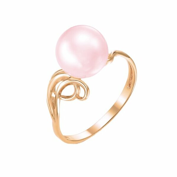 Золотое кольцо с&nbsp;жемчугом культивированным