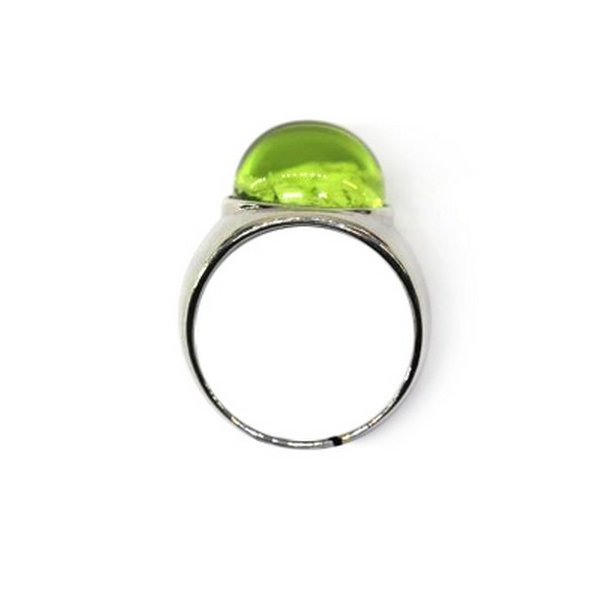 Серебряное кольцо с бернитом