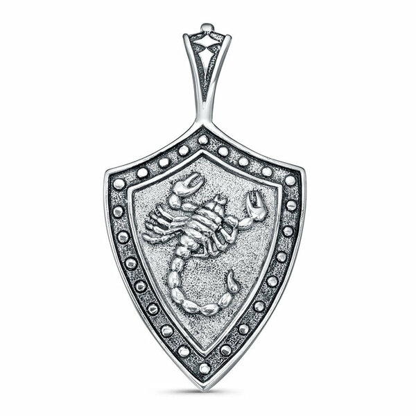 Серебряный подвес без вставок