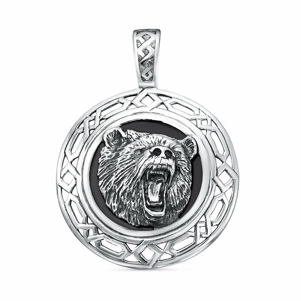 Серебряный подвес с агатом