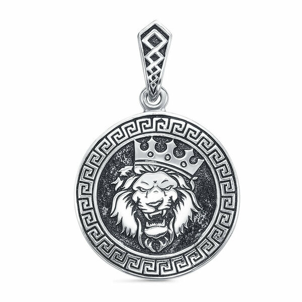 Серебряный подвес без вставок