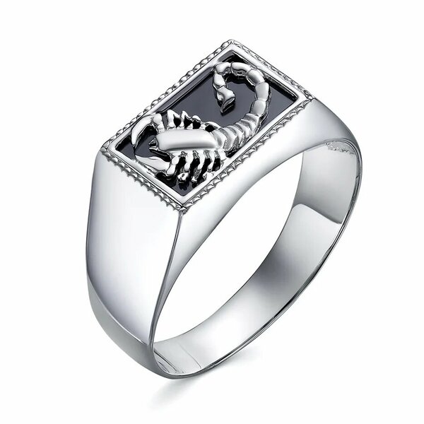 Серебряная печатка с&nbsp;фианитом