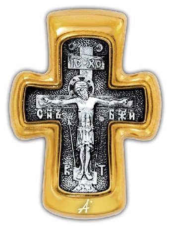 Серебряный крест без вставок
