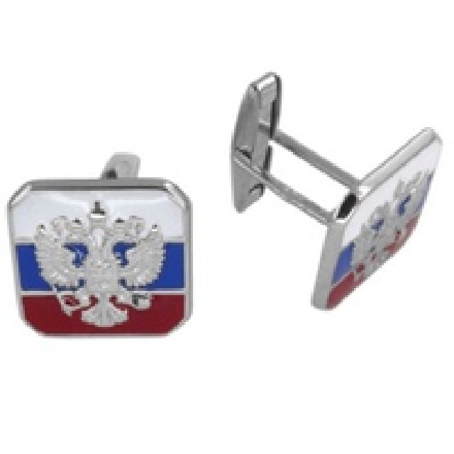 Купить Серебряные запонки с эмалью Серебряные запонки с эмалью