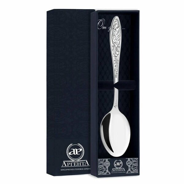 Серебряная ложка без вставок