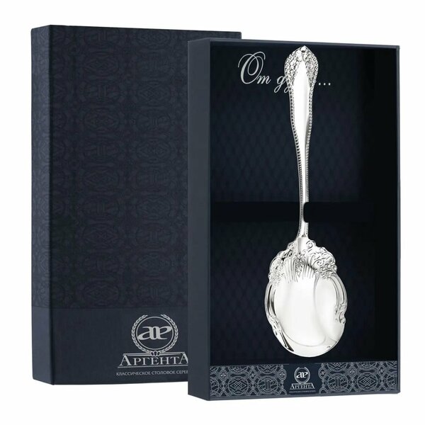 Серебряная ложка без вставок