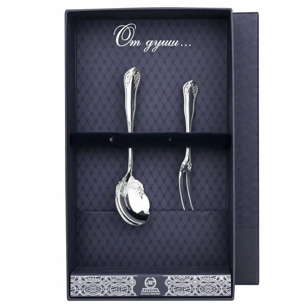 Серебряный набор без вставок