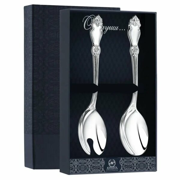 Серебряный набор без вставок