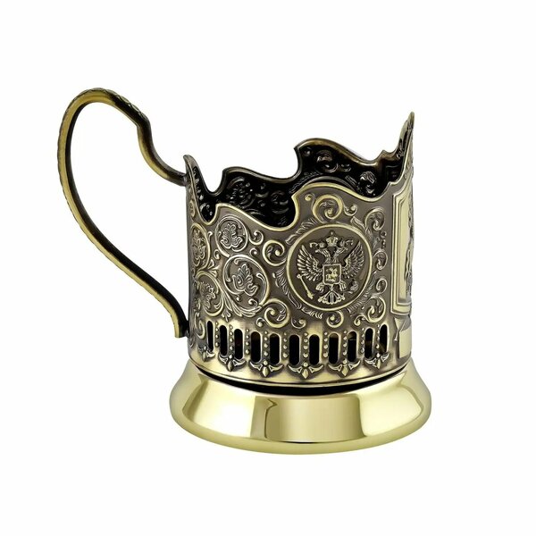 Латунный подстаканник без вставок