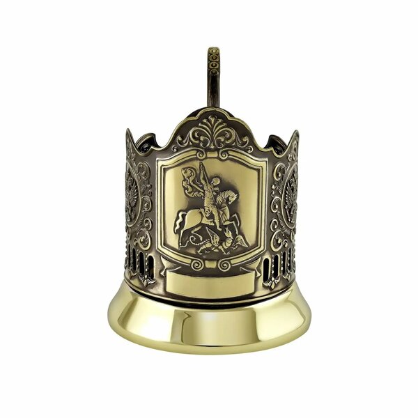 Латунный подстаканник без вставок