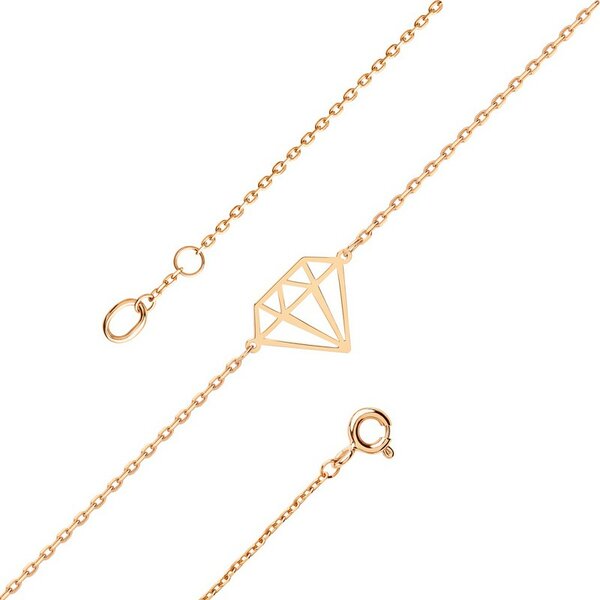 Золотой браслет без вставок