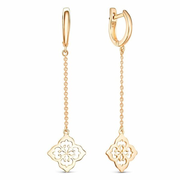 Купить Золотые серьги без вставок Золотые серьги без вставок