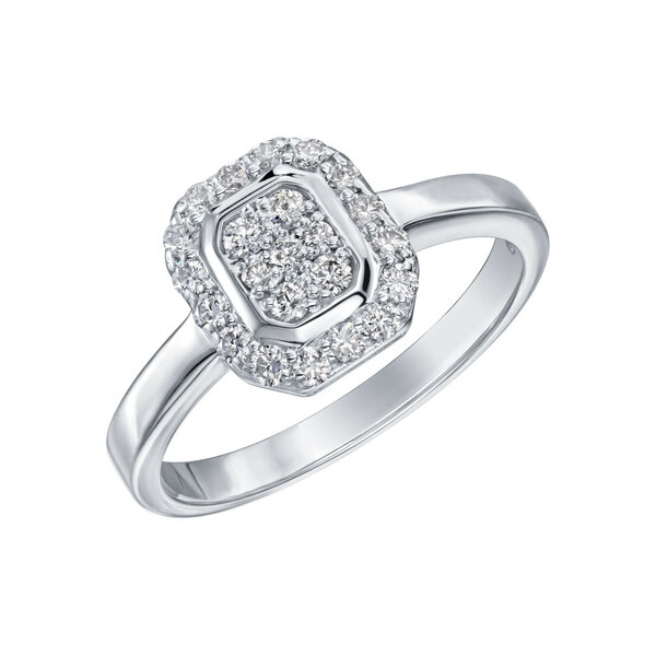 Золотое кольцо с&nbsp;бриллиантом