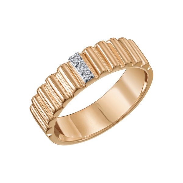 Золотое кольцо с&nbsp;бриллиантом