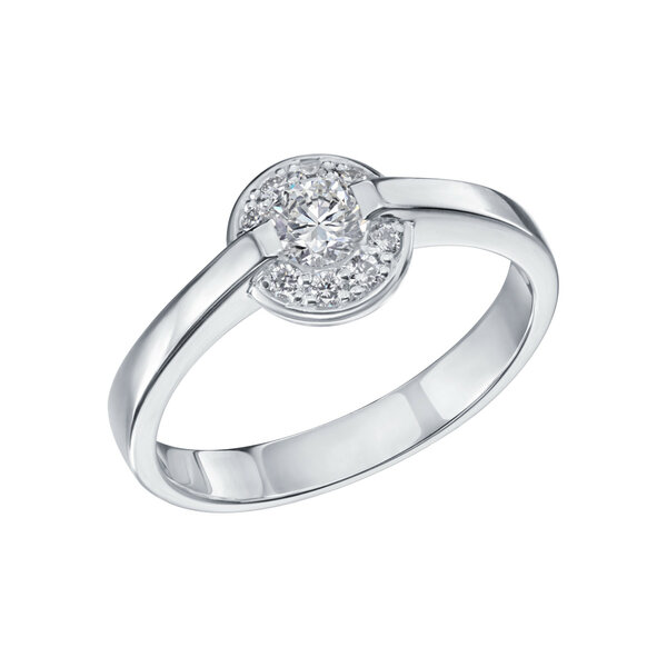 Золотое кольцо с&nbsp;бриллиантом