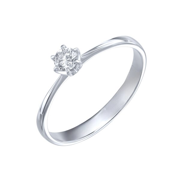 Золотое кольцо с&nbsp;бриллиантом