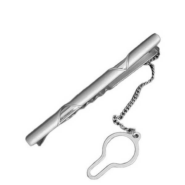 Серебряный зажим без вставок