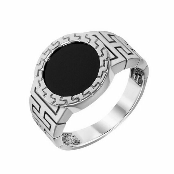Серебряная печатка с&nbsp;фианитом