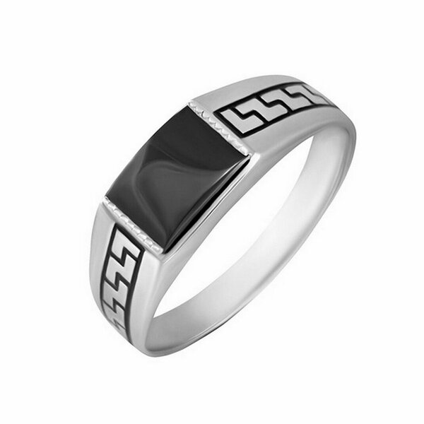 Серебряная печатка с&nbsp;фианитом