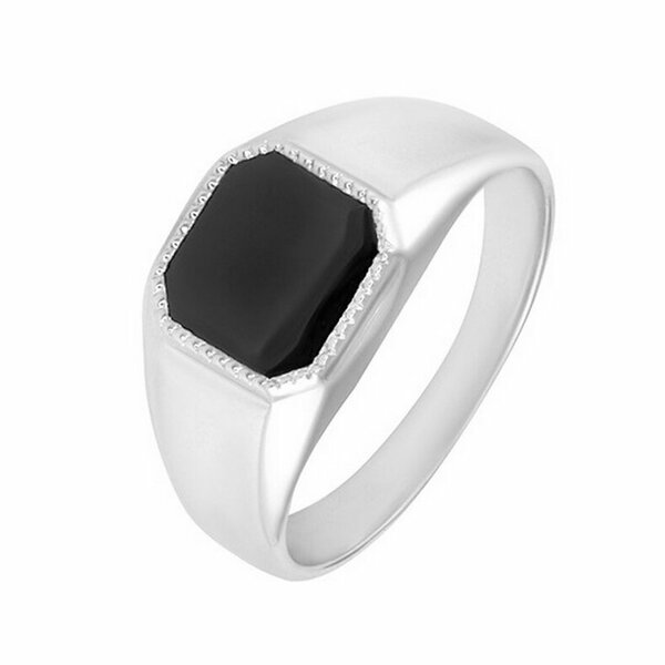 Серебряная печатка с&nbsp;фианитом