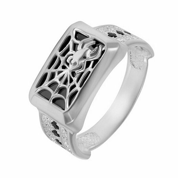 Серебряная печатка с&nbsp;фианитом