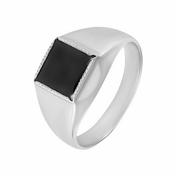 Серебряная печатка с&nbsp;фианитом